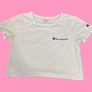 champion crop top, size extra small